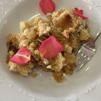 Apple Crumble   at Botellini in Caldas Da Rainha