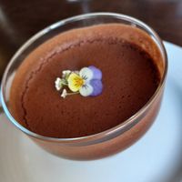 Chocolate mousse at Botellini in Caldas Da Rainha