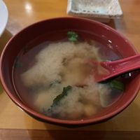 Miso soup  at Maki-San in Bala Cynwyd