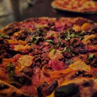 Vegan pizza at Red Rabbit in Minneapolis