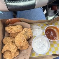 New nuggets. Please make nuggets like the chick-a-bee patty   at Honeybee Burger - Venice in Venice