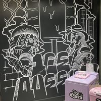 Cool artwork  at Ice Queen in Portland