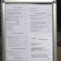 menu at Osteria delle Crete in San Giovanni Dasso