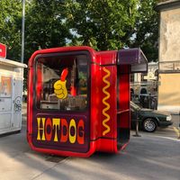 retro kiosk at Kiosk in Ljubljana