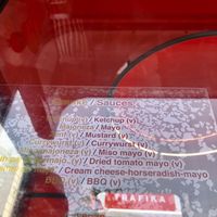 sauces at Kiosk in Ljubljana