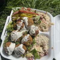   at Mrs Falafel in Glasgow