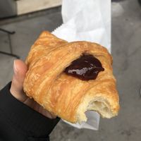 Croissant with strawberry jam   at Charlotte Croissanterie in Trieste