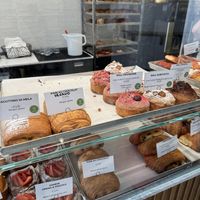 Vegan options in the shop 🥐  at Charlotte Croissanterie in Trieste