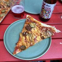 Pizza at Oversize Pizza Club in St Petersburg