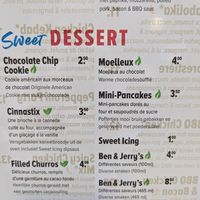 Apparently they have 2 vegan desserts at Domino's Pizza - Kruidtuinlaan in Brussels