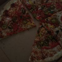 Pizza "Spicy Vegan" at Domino's Pizza - Kruidtuinlaan in Brussels