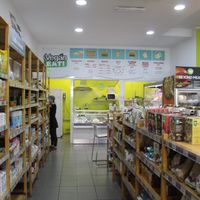Inside the shop at iVegan in Rome