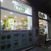 Outside at iVegan in Rome