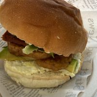 Tempeh Burger  at iVegan in Rome