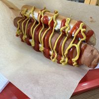 best hot dog!!!  at iVegan in Rome