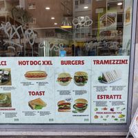 Outside at iVegan in Rome