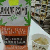 ? “Belebender“ Kaffee at iVegan in Rome