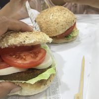 Good burgers!  at iVegan in Rome