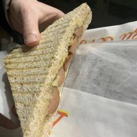 Really tasty sausage sandwich  at iVegan in Rome