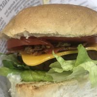 Beyond burger at iVegan in Rome