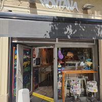 Sunny side of the street at El Montana in Barcelona