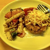 Falafel, no pita served with it. at Socrates in Medan