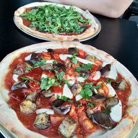 Delicious pizza! at Green Acre Pizza Bar in Brunswick