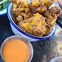 Cauliflower wings #Veganuary at Green Acre Pizza Bar in Brunswick