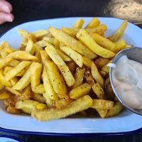 Chips with aoili  #Veganuary at Green Acre Pizza Bar in Brunswick