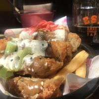 Katsu loaded fries at Freeloada  in Brighton