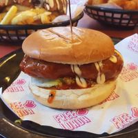 Korean bbq burger at Freeloada  in Brighton