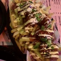 Korean BBQ fries at Freeloada  in Brighton