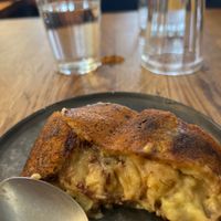 banana bread. never tried this kind of banana bread! delicious!  at Naya Studio in Paris