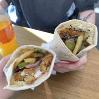 Mama Falafel Wraps 🌯  at King Falafel in Oslo