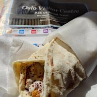 Falafel with Hummus. at King Falafel in Oslo