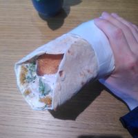 Falafel Spesial wrap at King Falafel in Oslo