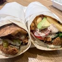 Falafel wraps  #Veganuary at King Falafel in Oslo