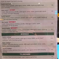  at King Falafel in Oslo