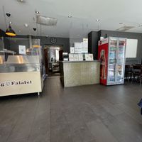 Inside  at King Falafel in Oslo