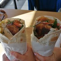 Really delicious and filling wraps at King Falafel in Oslo