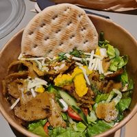 Seitan salad at Vorstid & Vahvlid in Parnu