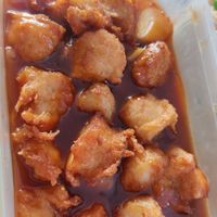 "chicken" in ok sauce at Wawin Vegan Chinese in Leeds