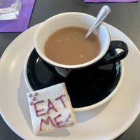 Vanilla cookie and tweedle twins tea  at Drink Me Tea Room in Tempe