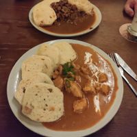 Traditional Czech Food at Shromaždiště in Prague