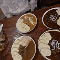 Bottom left was my fav 😜 it’s the one dish with the cabbage. I will not even attempt to spell it out.  at Shromaždiště in Prague