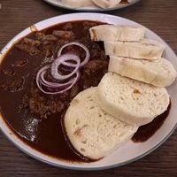 Goulash at Shromaždiště in Prague