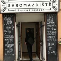 Entrance  at Shromaždiště in Prague