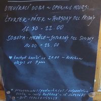 Opening times at Shromaždiště in Prague