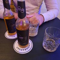 Czech ciders at Shromaždiště in Prague