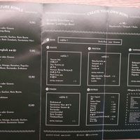 Menu at Nanami in Mainz